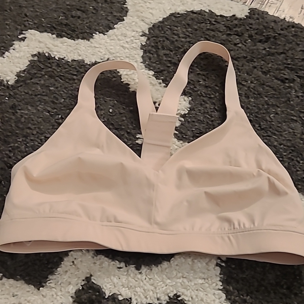Athleta pink sports bra sz small NWOT WL189